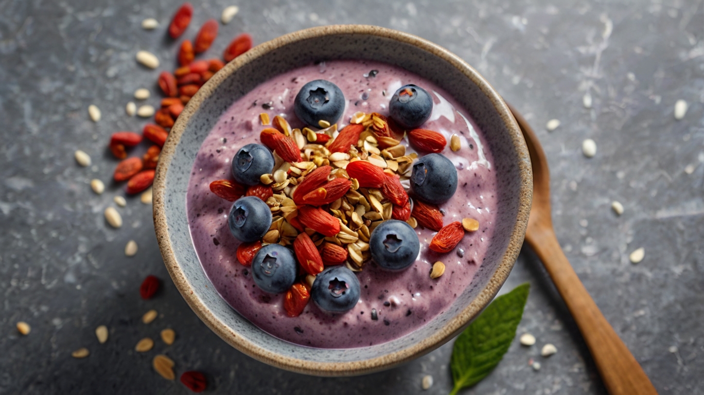 Mėlynių smoothie